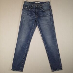 Moussy Vintage Jeans Velma Mid Rise Skinny Ankle Women's size 26 Distressed